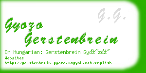 gyozo gerstenbrein business card